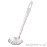 uxcell Stainless Steel Kitchen Hole Design Perforated Ladle Strainer Colander Skimmer - B06XZLHKPC